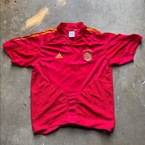VINTAGE SPAIN SOCCER JERSEY 2004 WITH #7 RAUL on the back - WOMENS
